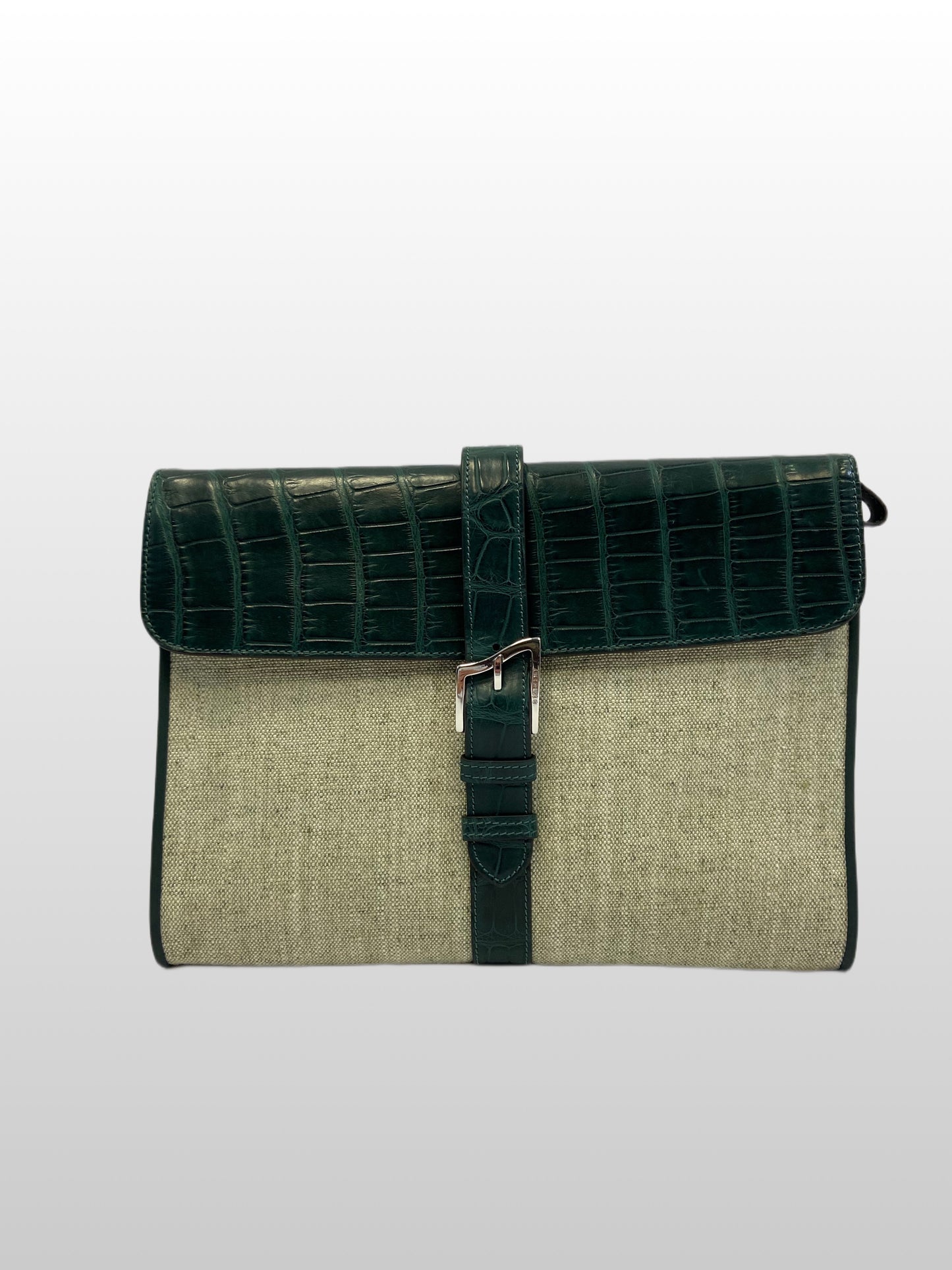 CLUTCH CANVAS VERDONE | GRÜN